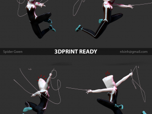 Spider gwen 2 3D 打印模型