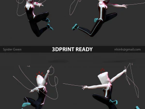 Spider gwen 2 3D Print Model