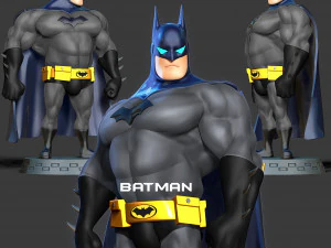 fat batman 3D Print Model
