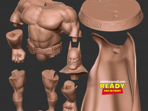 fat batman Modelo de impresión 3D