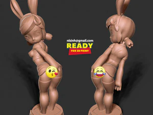 Poke Abby Fanart 3D Print Model