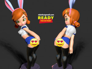 Poke Abby Fanart 3D Print Model
