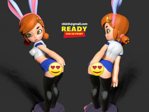 Poke Abby Fanart 3D Print Model