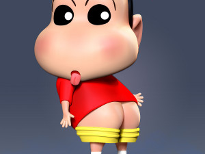 Shin-Chan Modèles 3D en vedette