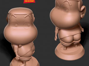 Shin Chan Modèles 3D en vedette