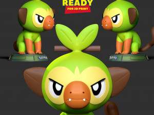 Grookey - Pokemon Fanart Modelo de impresión 3D