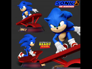 Sonic the Hedgehog 2 3D Print Model
