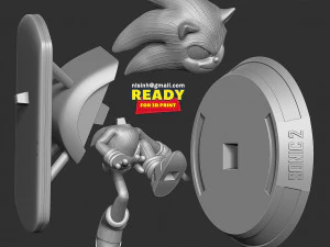 Sonic the Hedgehog 2 3D Print Model