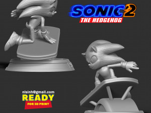 Sonic the Hedgehog 2 Modèles 3D en vedette