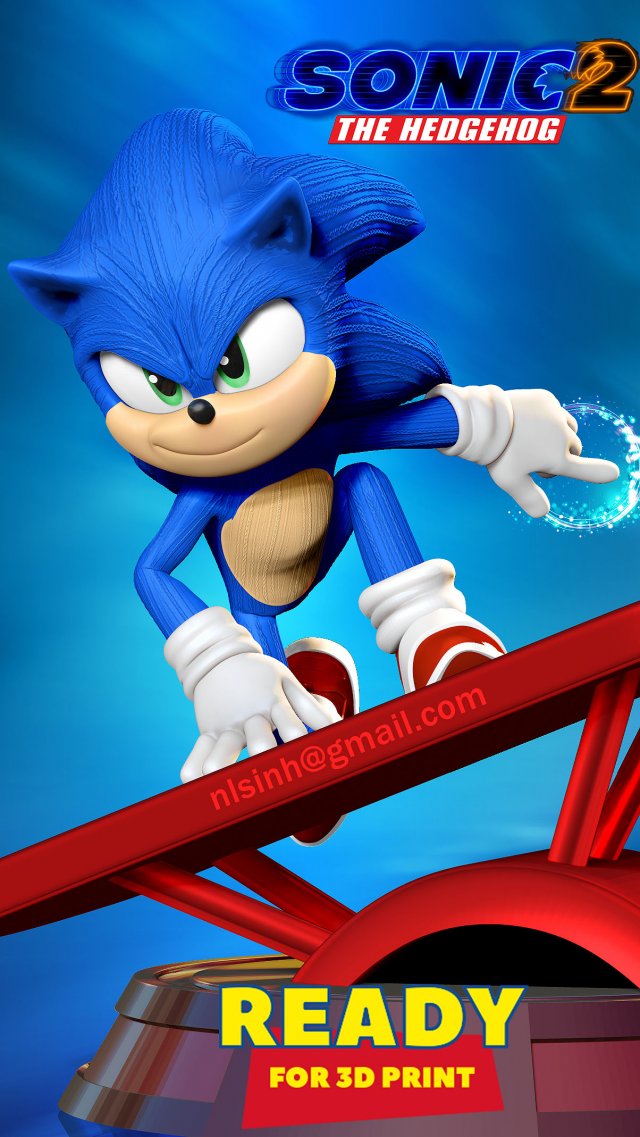 3d sonic hotsell the hedgehog 2