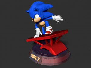 Sonic the Hedgehog 2 3D Print Model