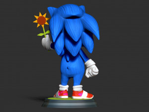 Baby Sonic Modello di stampa 3D