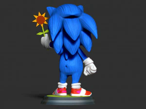 Baby Sonic 3D Print Model