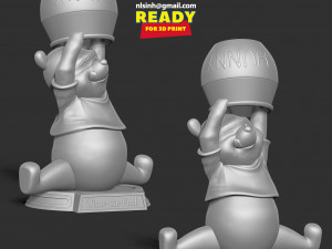 Winnie - the - Pooh Modèles 3D en vedette