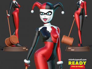 Classic Harley Quinn 3D-printmodel