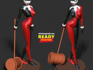 Classic Harley Quinn 3D Print Model