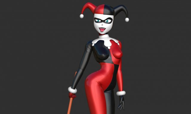 Harley quinn Modello 3D in Donna 3DExport