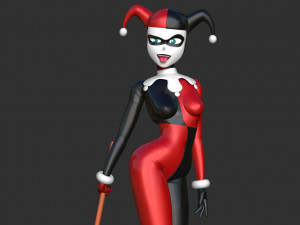 Classic Harley Quinn 3D-printmodel