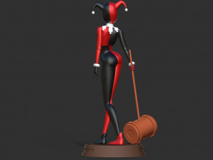 Classic Harley Quinn 3D-printmodel