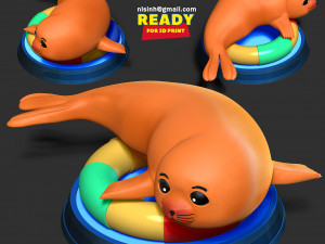 Water Seal 3D Print Model