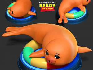 Water Seal 3D Print Model