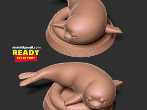 Water Seal 3D Print Model