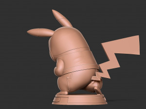 Pikachu Libre Modelo de impresión 3D