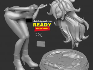 Android 21 - Hot pose 3D Print Model