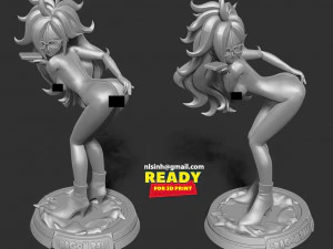 Android 21 - Hot pose 3D Print Model