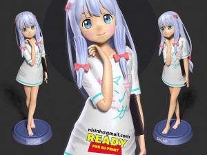 Sagiri Izumi 3D Принт Модель