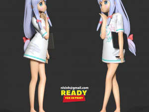 Sagiri Izumi 3D Print Model