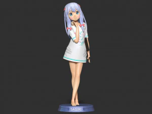 Sagiri Izumi 3D Print Model