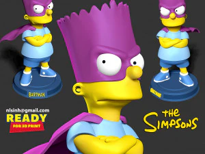 The Bartman 3D Print Model