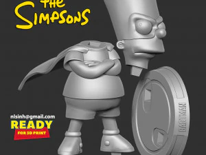 The Bartman 3D Print Model