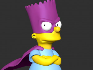The Bartman 3D 프린트 모델