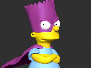 The Bartman 3D Print Model