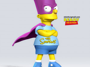 The Bartman 3D 프린트 모델