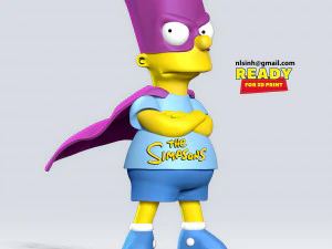 The Bartman 3D Print Model