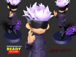 Satoru Gojo 3D-Druckmodell
