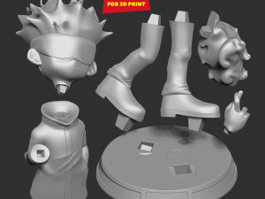 Satoru Gojo 3D-Druckmodell