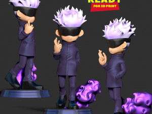 Satoru Gojo 3D-Druckmodell