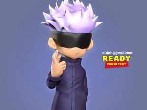 Satoru Gojo 3D-Druckmodell