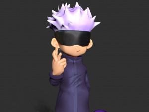 Satoru Gojo 3D-Druckmodell