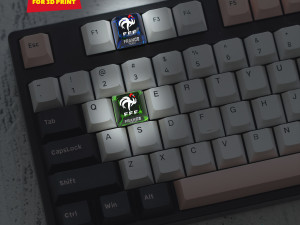 Some free keycaps Modèles 3D en vedette