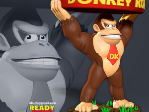 Ashtray Donkey Kong 3D Baskı Modeli