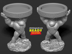Ashtray Donkey Kong 3D Druckmodell