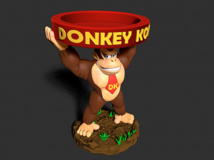 Ashtray Donkey Kong 3D Druckmodell