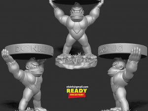 Ashtray Donkey Kong 3D Print Model