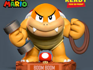 Boom Boom - Fanart di Super Mario Modello di stampa 3D