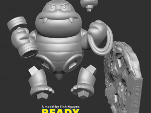 Boom Boom - Super Mario Fanart 3D Print Model